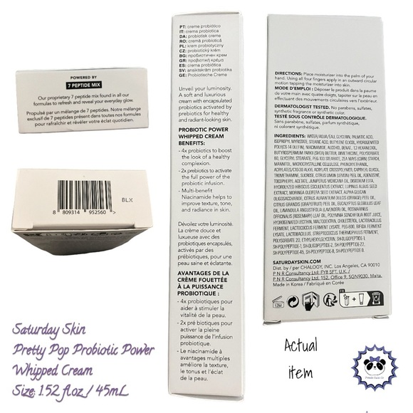 ❤️ 2 for $19- Saturday Skin | Pretty PopProbiotic Power Whipped Cream, Full, NEW - Picture 5 of 7